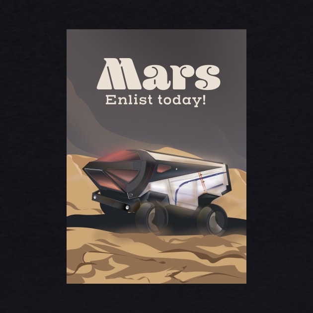 Mars Enlist Today space art by nickemporium1